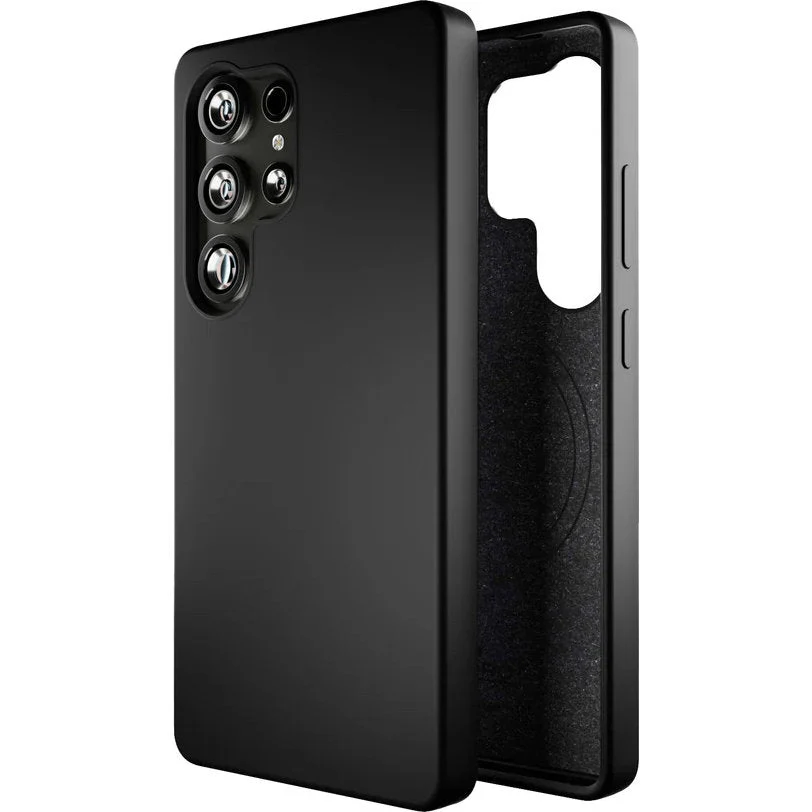 Handyhülle für Galaxy S25 Ultra, Puro Icon Mag für MagSafe, Schwarz