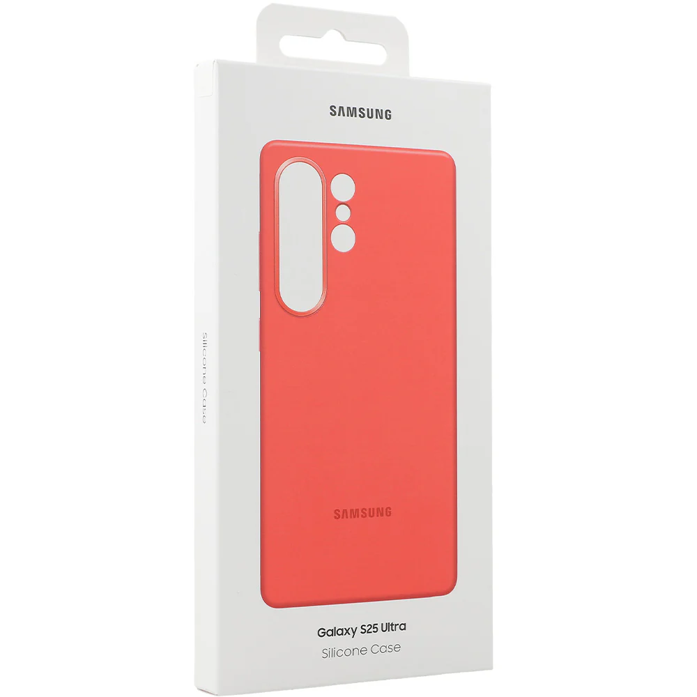 Handyhülle für Galaxy S25 Ultra, Samsung Silicone Case, Rot - Image 5