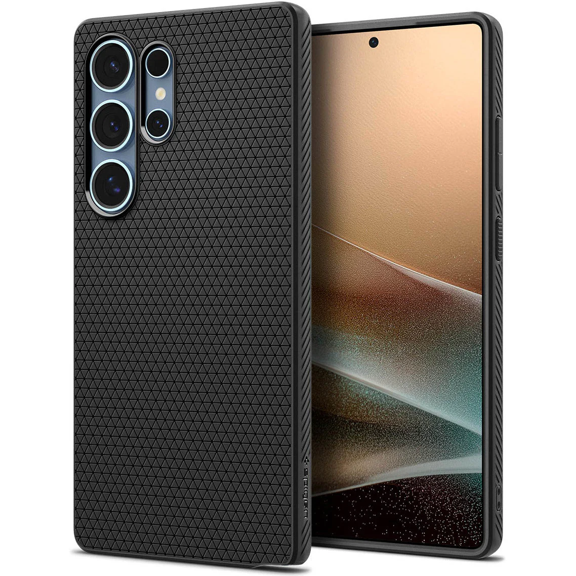 Handyhülle für Galaxy S25 Ultra, Spigen Liquid Air, Schwarz - Image 15