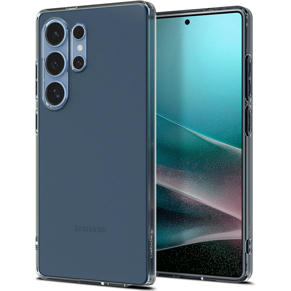 Handyhülle für Galaxy S25 Ultra, Spigen Liquid Crystal, Rauchfarben - Image 4