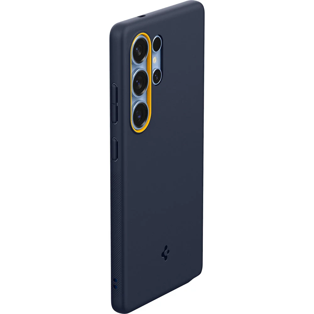 Handyhülle für Galaxy S25 Ultra, Spigen Nano Pop Mag mit MagSafe, Dunkelblau und Gelb - Image 12