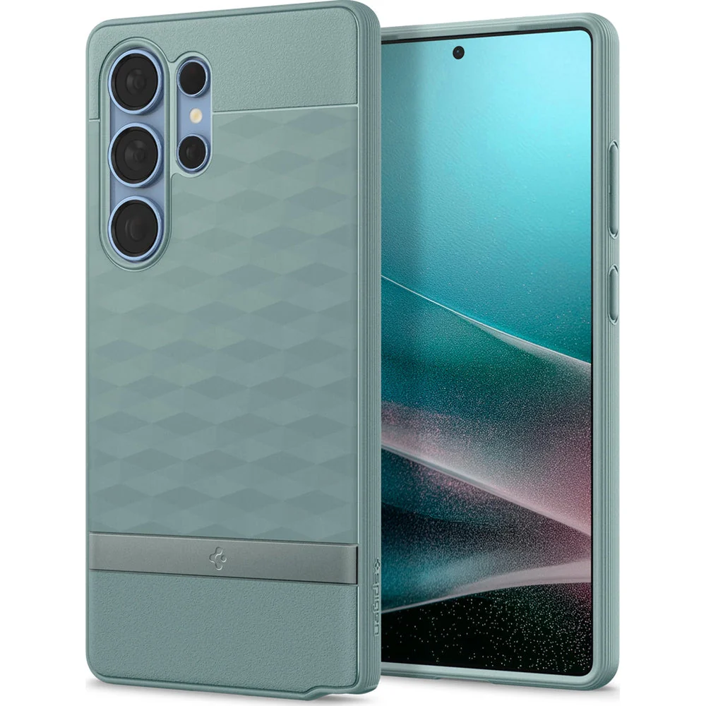 Handyhülle für Galaxy S25 Ultra, Spigen Parallax Mag mit MagSafe, Grün - Image 8