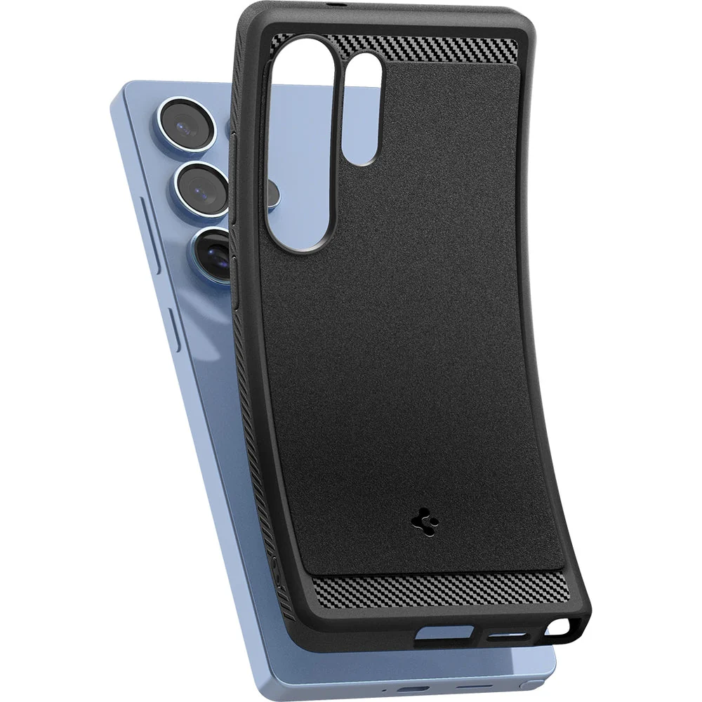 Handyhülle für Galaxy S25 Ultra, Spigen Rugged Armor Mag mit MagSafe, Schwarz - Image 12