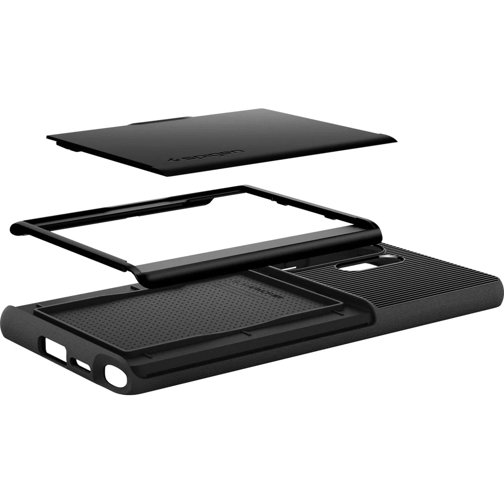 Handyhülle für Galaxy S25 Ultra, Spigen Slim Armor CS, Schwarz - Image 2
