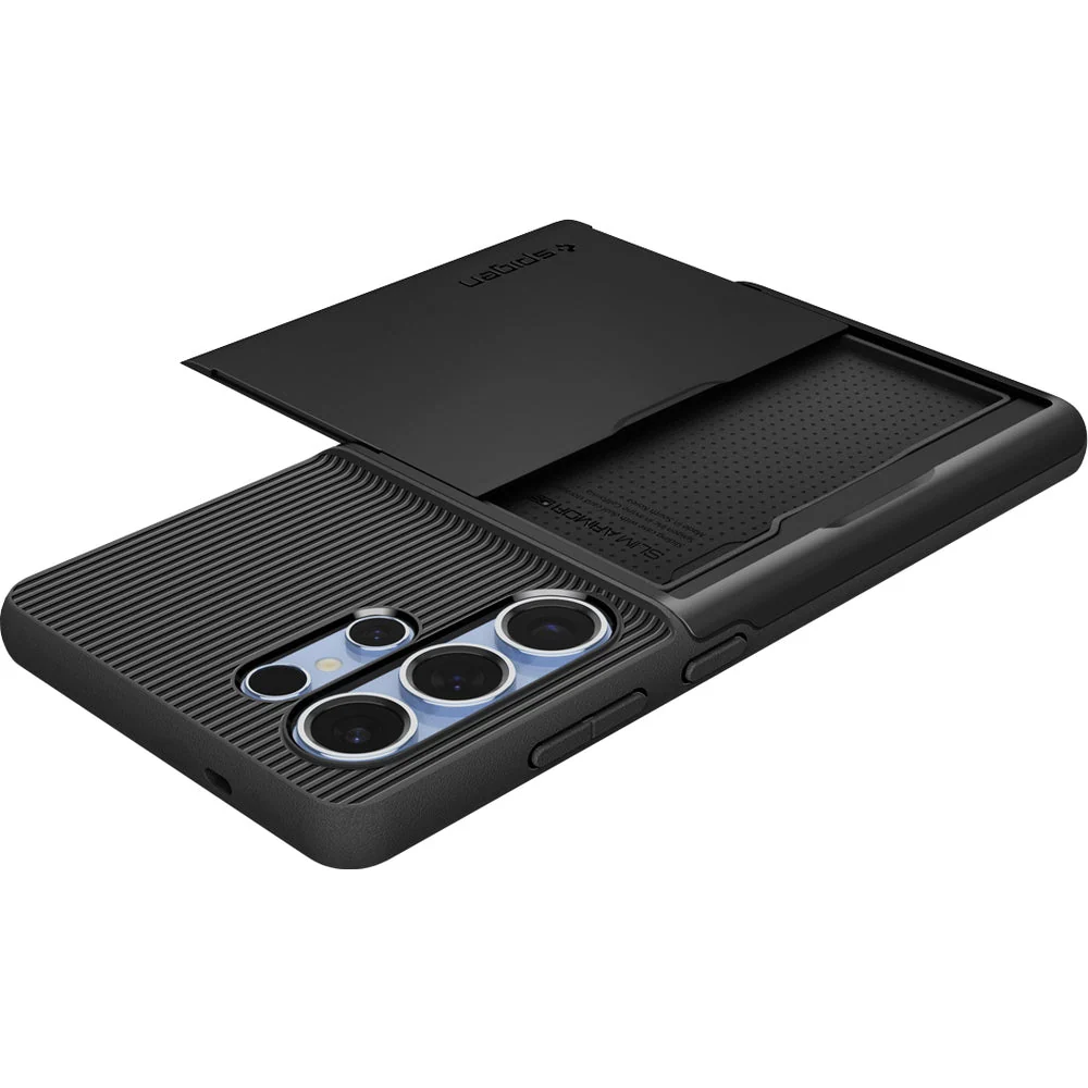 Handyhülle für Galaxy S25 Ultra, Spigen Slim Armor CS, Schwarz - Image 7