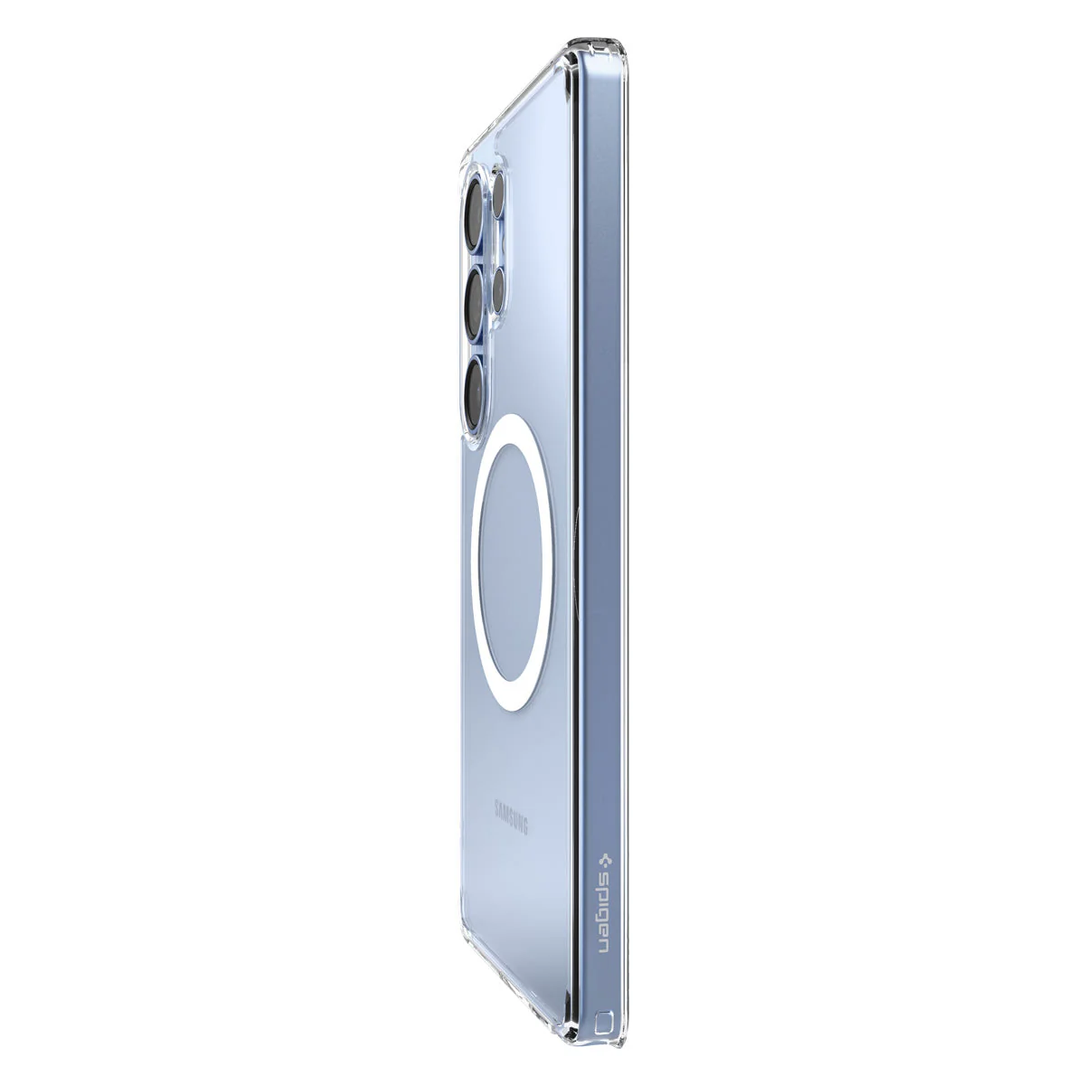 Handyhülle für Galaxy S25 Ultra, Spigen Ultra Hybrid Mag mit MagSafe, Transparent-Weiß - Image 6