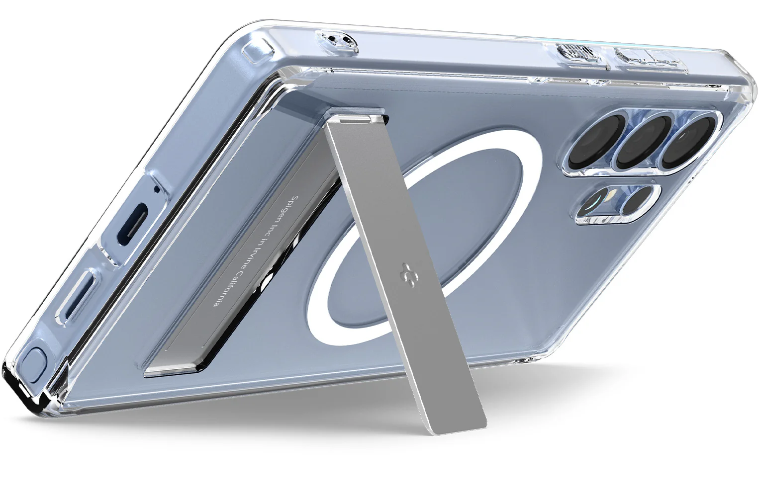 Handyhülle für Galaxy S25 Ultra, Spigen Ultra Hybrid S Mag mit MagSafe, Transparent-Weiß - Image 17