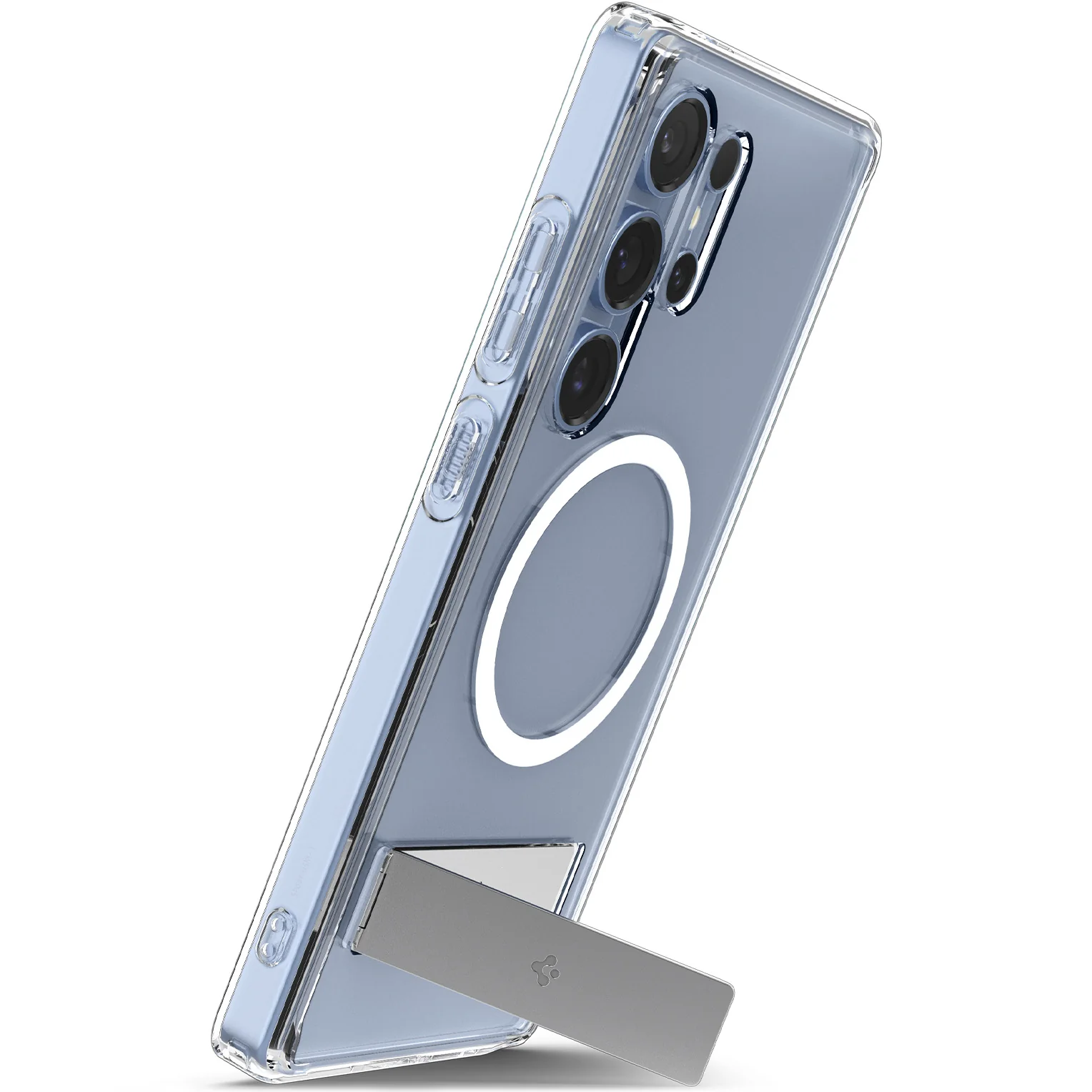 Handyhülle für Galaxy S25 Ultra, Spigen Ultra Hybrid S Mag mit MagSafe, Transparent-Weiß - Image 4