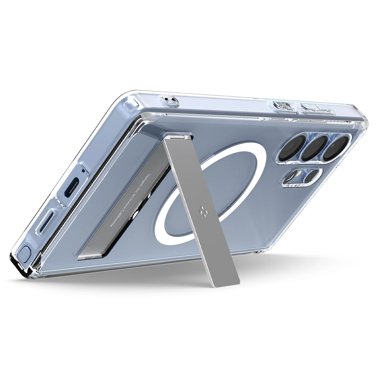 Handyhülle für Galaxy S25 Ultra, Spigen Ultra Hybrid S Mag mit MagSafe, Transparent-Weiß - Image 5