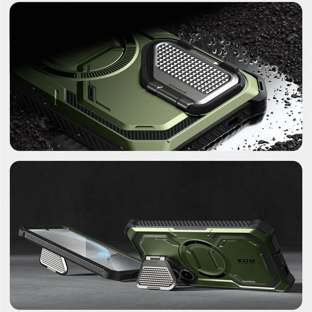 Handyhülle für Galaxy S25 Ultra, Supcase i-Blason Armorbox Mag SP für MagSafe, Grün - Image 5