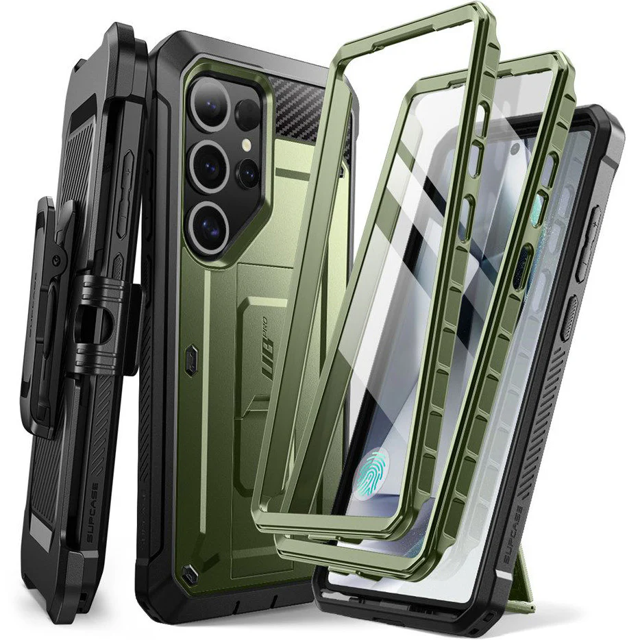 Handyhülle für Galaxy S25 Ultra, Supcase UB Pro SP+noSP, Grün