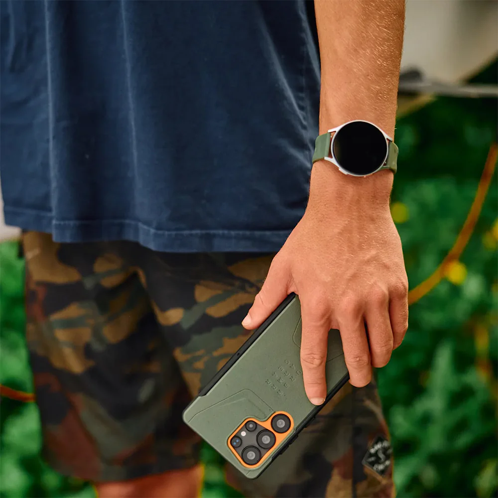 Handyhülle für Galaxy S25 Ultra, Urban Armor Gear Civilian Magnet, Grün mit Orange - Image 10