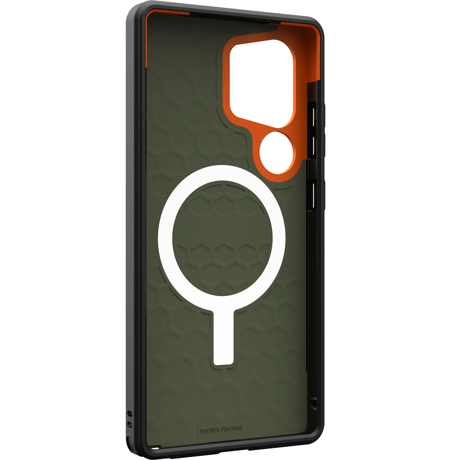 Handyhülle für Galaxy S25 Ultra, Urban Armor Gear Civilian Magnet, Grün mit Orange - Image 6