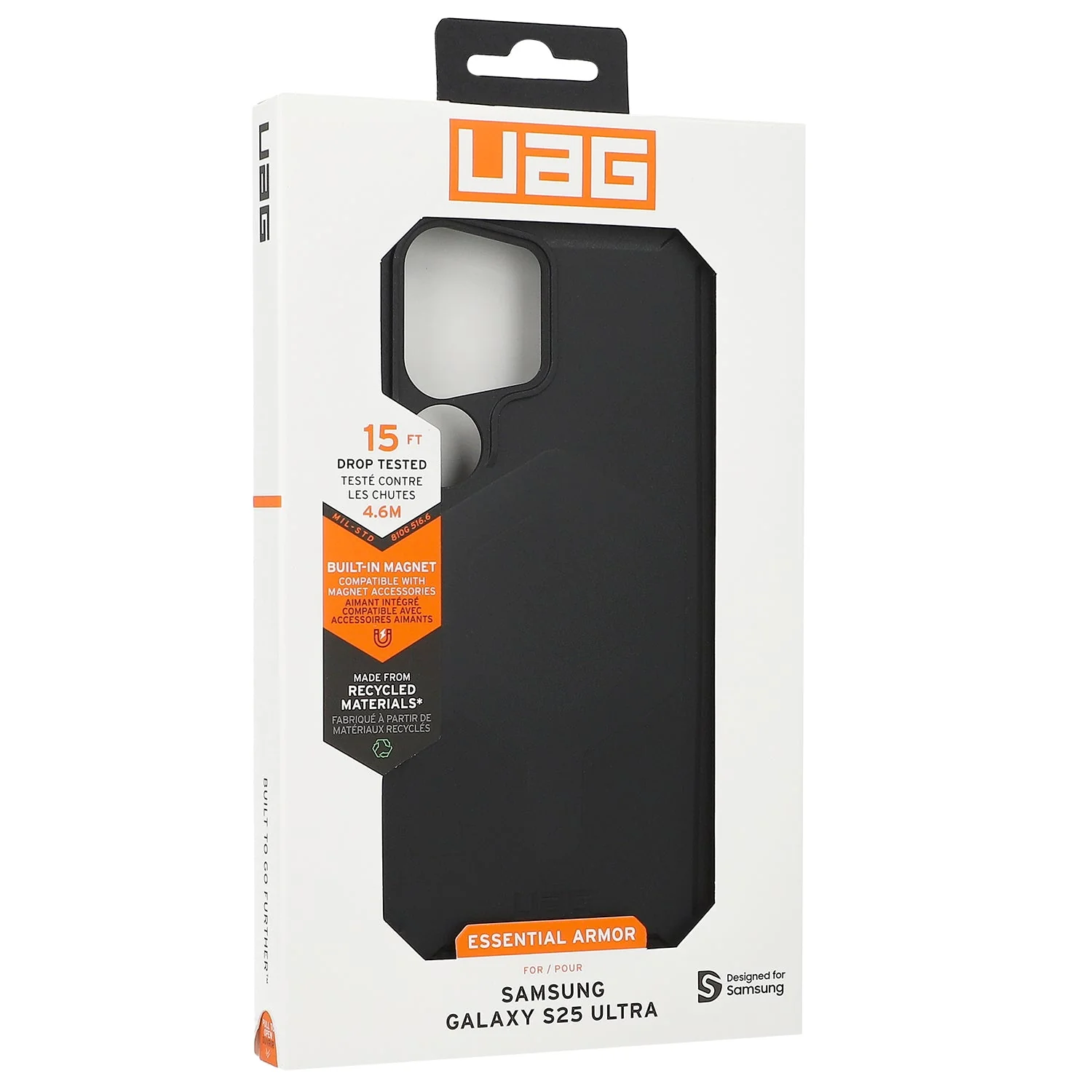 Handyhülle für Galaxy S25 Ultra, Urban Armor Gear Essential Armor Magnet, Schwarz - Image 12