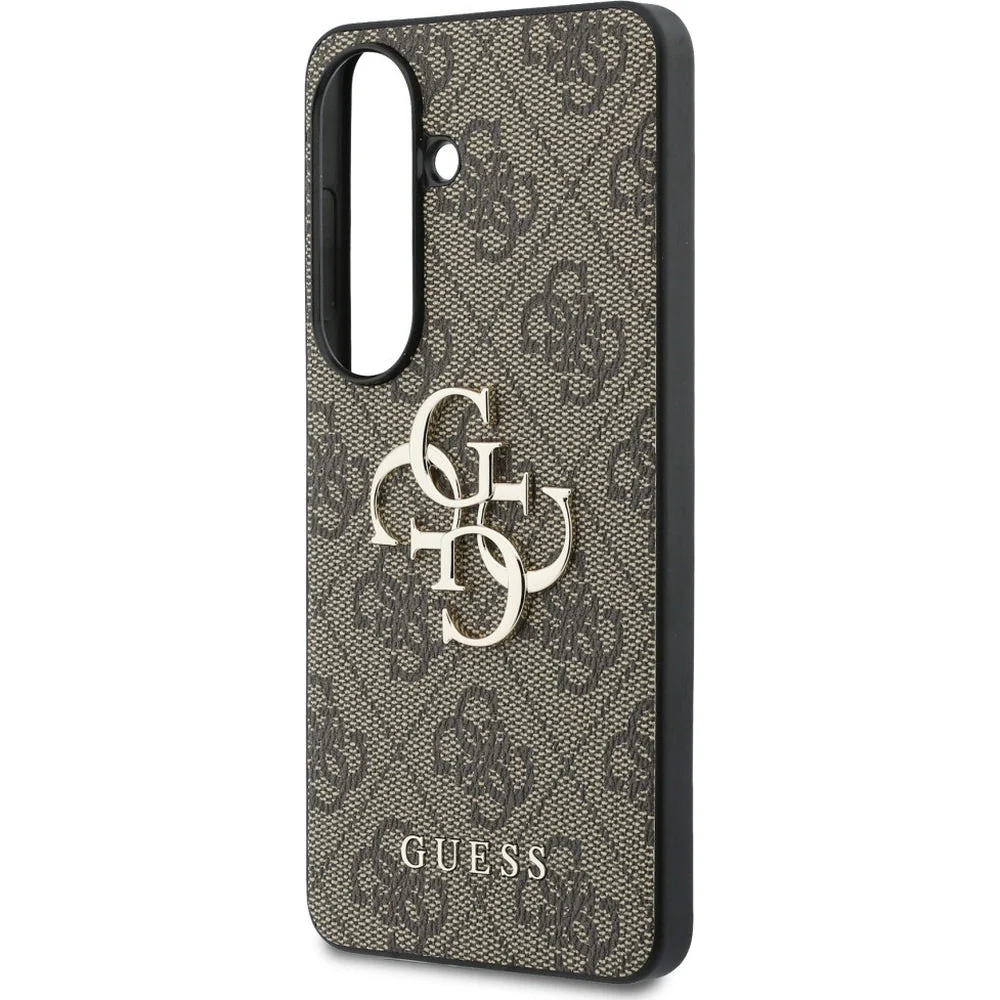Handyhülle für Galaxy S26, Guess Hardcase Leather, Braun mit Big Logo Guess - Image 6