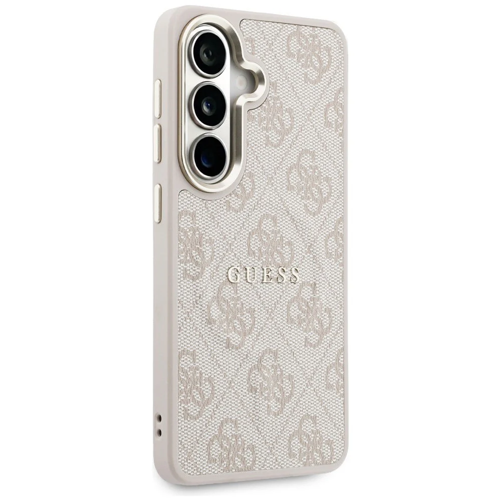 Handyhülle für Galaxy S26, Guess Hardcase Leather Logo MagSafe, Rosa mit Classic Logo Guess - Image 4