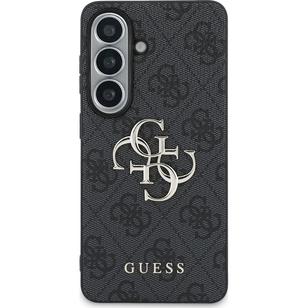 Handyhülle für Galaxy S26, Guess Hardcase Leather, Schwarz mit Big Logo Guess - Image 3