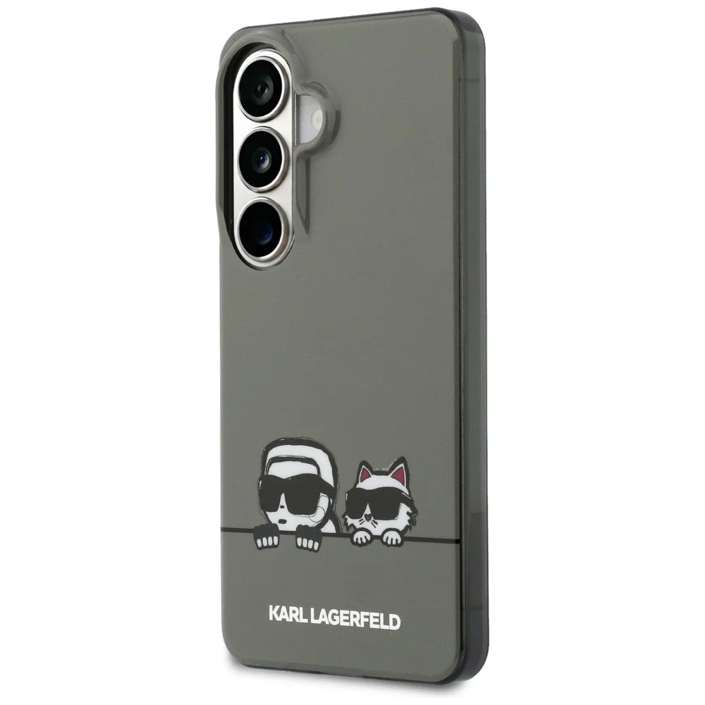 Handyhülle für Galaxy S26, Karl Lagerfeld IML Print MagSafe, Rauchig mit Karl Lagerfeld und seiner Katze Choupette - Image 2