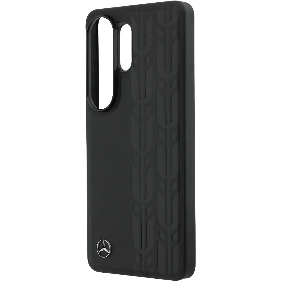 Handyhülle für Galaxy S26, Mercedes-Benz Leather Laurel Leaves Stripes mit MagSafe, Schwarz mit sportlich-elegantem Muster - Image 6