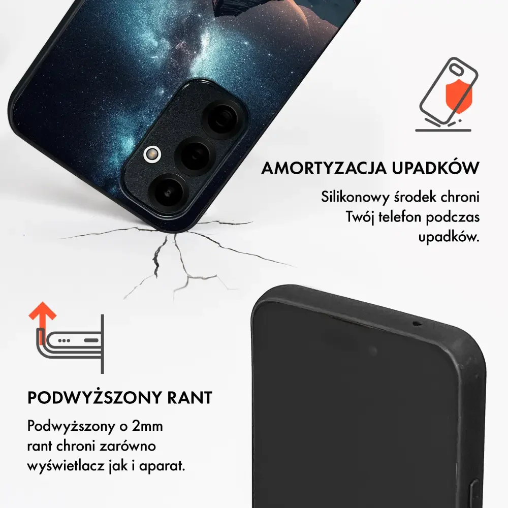 Handyhülle für Galaxy S26, Mobiwear Glossy Case, Nachtberg - Image 3