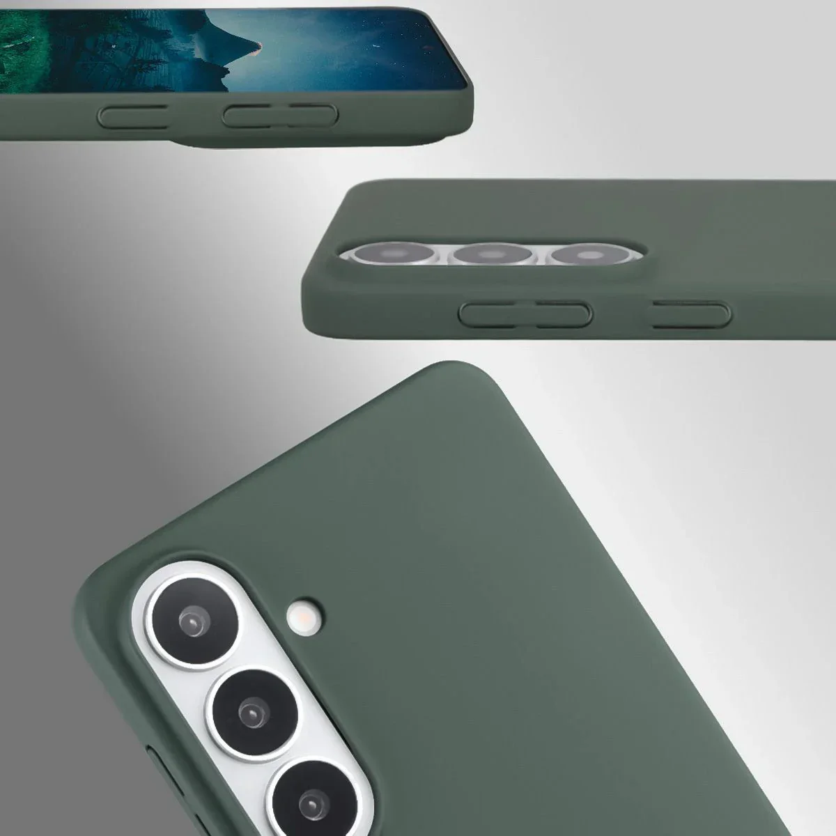 Handyhülle für Galaxy S26 Plus, Bizon Case Lupka, Grün - Image 4