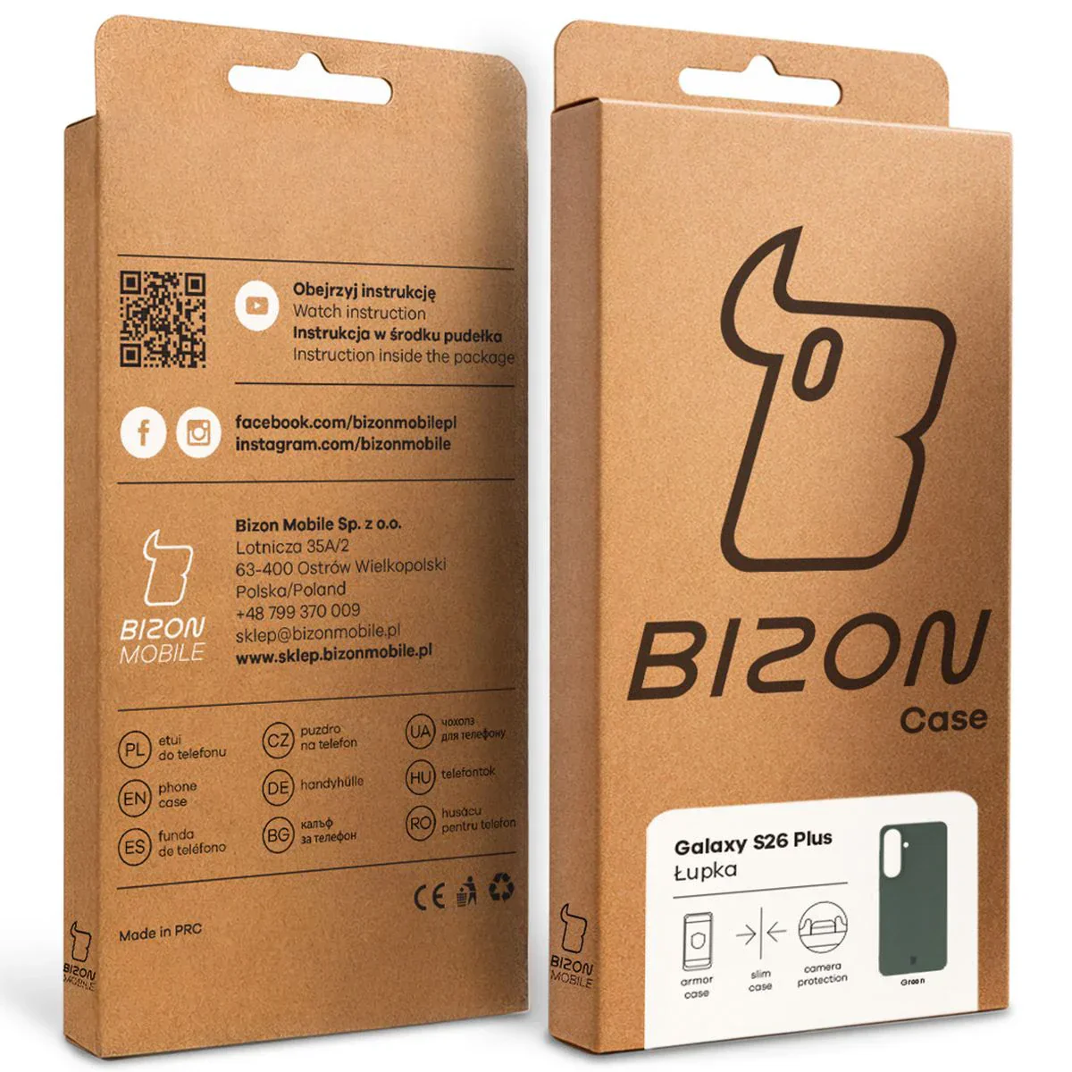 Handyhülle für Galaxy S26 Plus, Bizon Case Lupka, Grün - Image 7