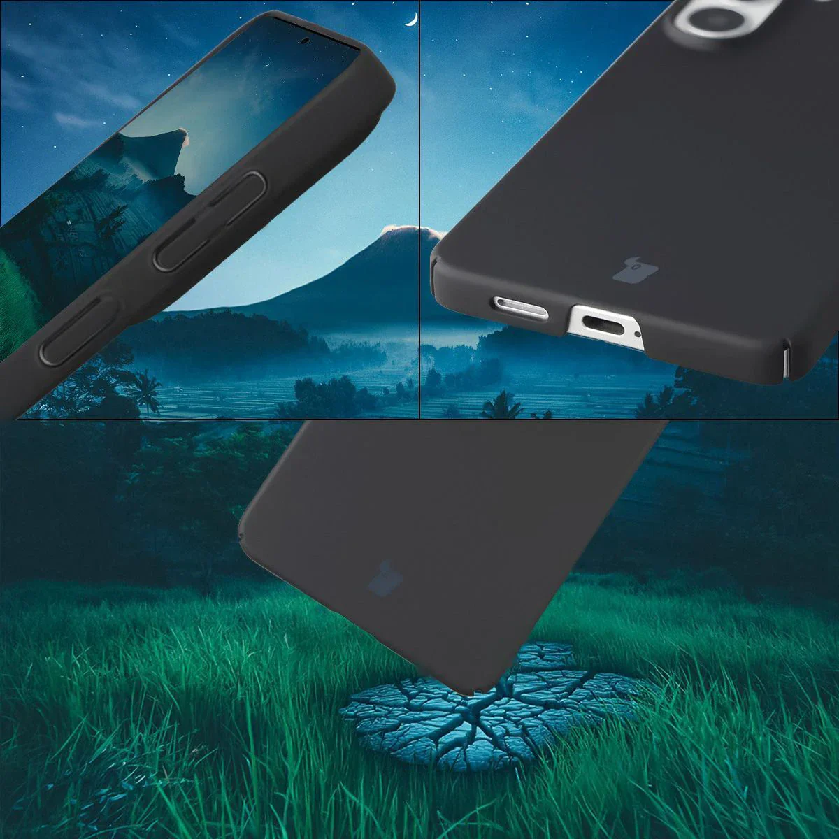 Handyhülle für Galaxy S26 Plus, Bizon Case Lupka, Schwarz - Image 5