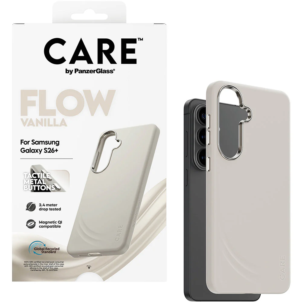 Handyhülle für Galaxy S26 Plus, CARE by PanzerGlass Flow mit MagSafe, Beige - Image 5