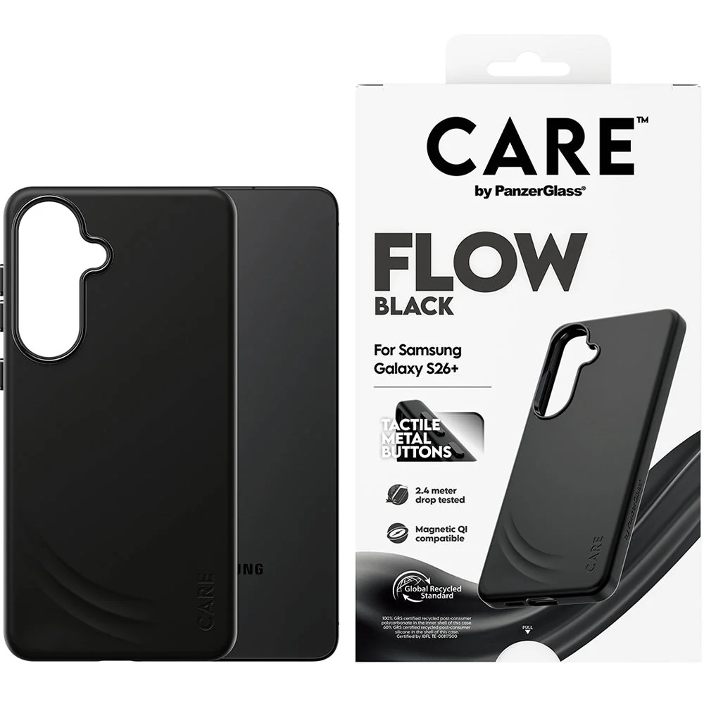 Handyhülle für Galaxy S26 Plus, CARE by PanzerGlass Flow mit MagSafe, Schwarz - Image 4