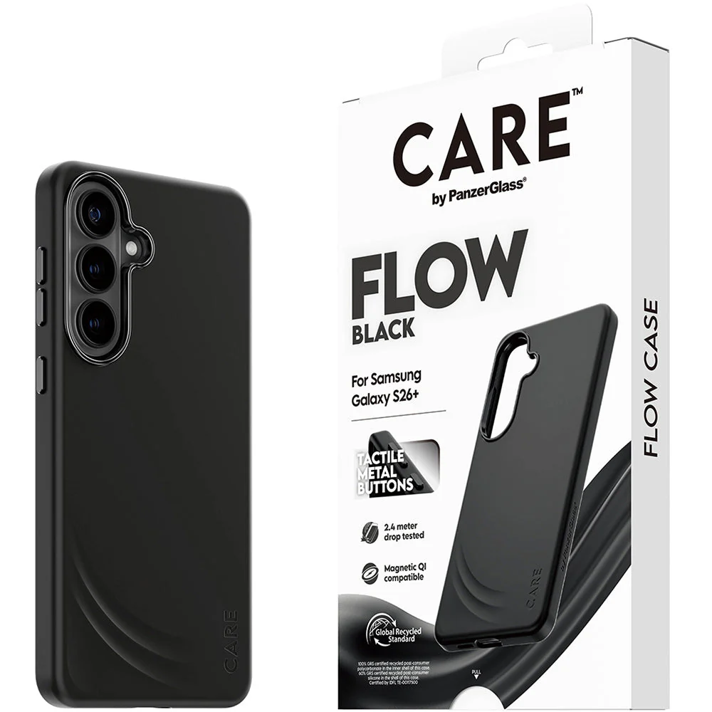 Handyhülle für Galaxy S26 Plus, CARE by PanzerGlass Flow mit MagSafe, Schwarz - Image 6