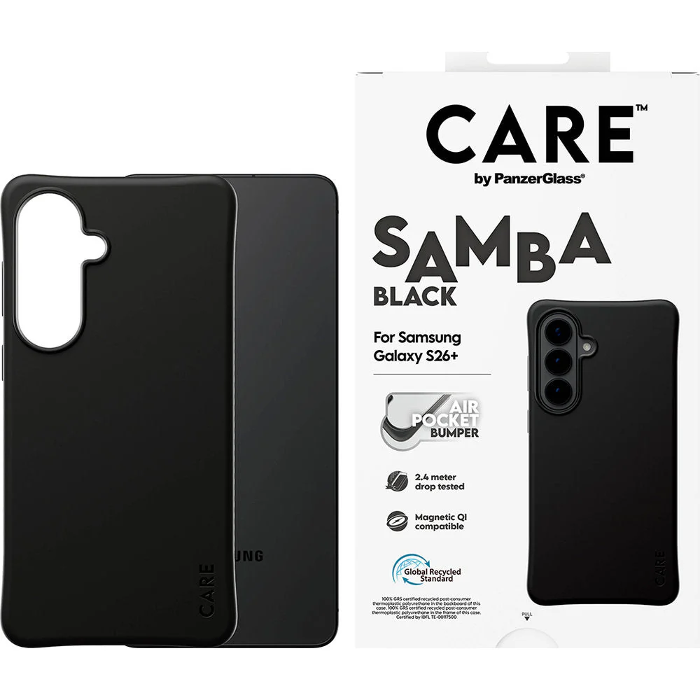 Handyhülle für Galaxy S26 Plus, CARE by PanzerGlass Samba Case mit MagSafe, Schwarz - Image 3