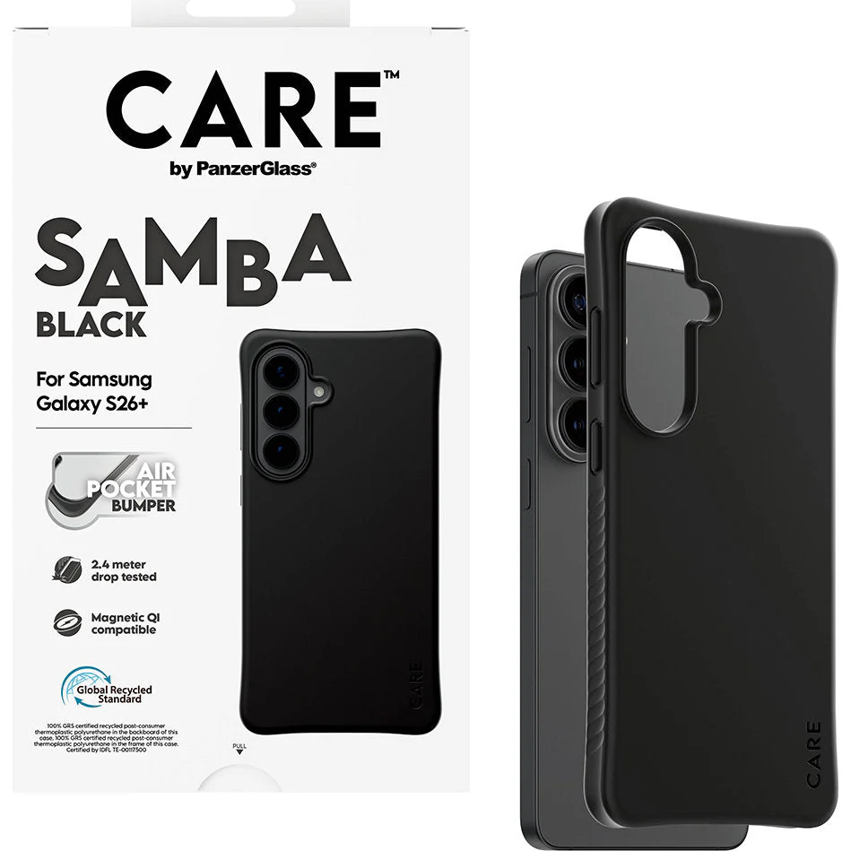 Handyhülle für Galaxy S26 Plus, CARE by PanzerGlass Samba Case mit MagSafe, Schwarz - Image 4