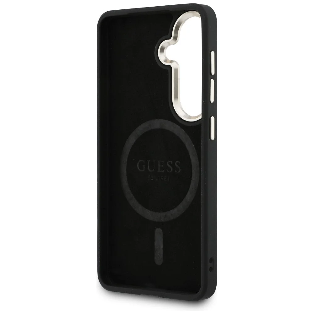 Handyhülle für Galaxy S26 Plus, Guess Hardcase Leather Logo MagSafe, Braun mit Classic Logo Guess - Image 7