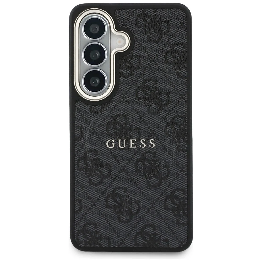 Handyhülle für Galaxy S26 Plus, Guess Hardcase Leather Logo MagSafe, Schwarz mit Classic Logo Guess - Image 3