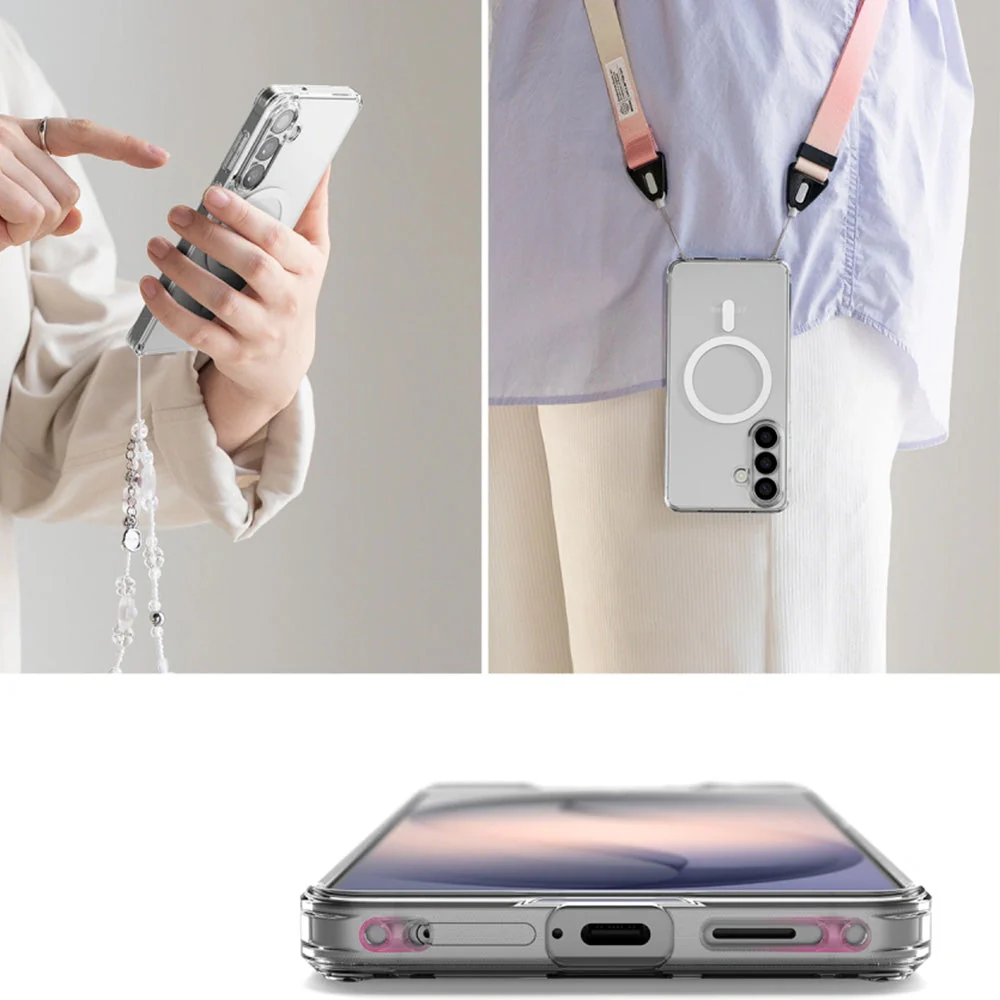 Handyhülle für Galaxy S26 Plus, Ringke Fusion Magnetic mit MagSafe, Transparent - Image 7