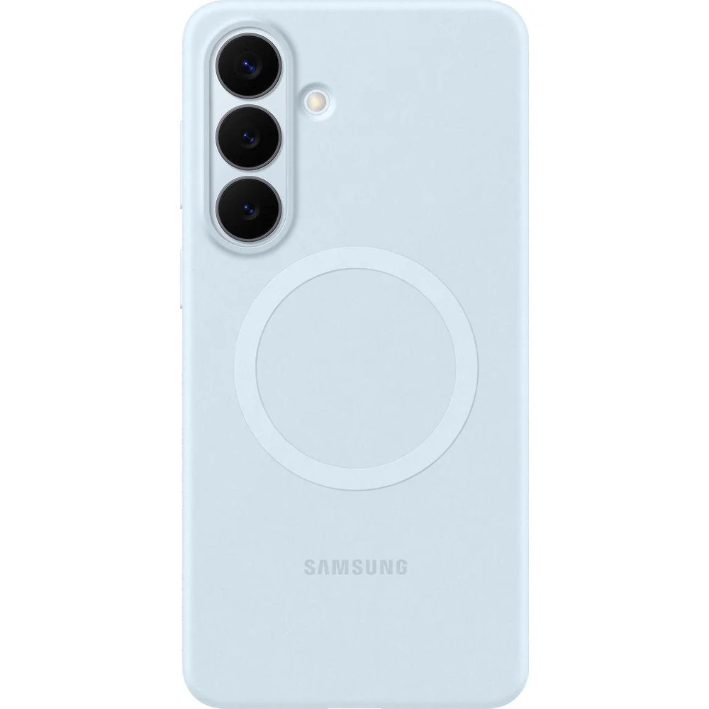 Handyhülle für Galaxy S26 Plus, Samsung Silicone Magnet Case mit MagSafe, Hellblau