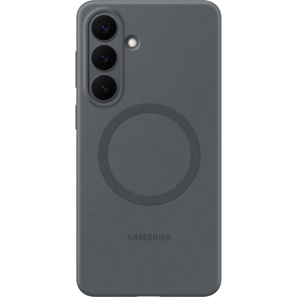 Handyhülle für Galaxy S26 Plus, Samsung Silicone Magnet Case mit MagSafe, Schwarz