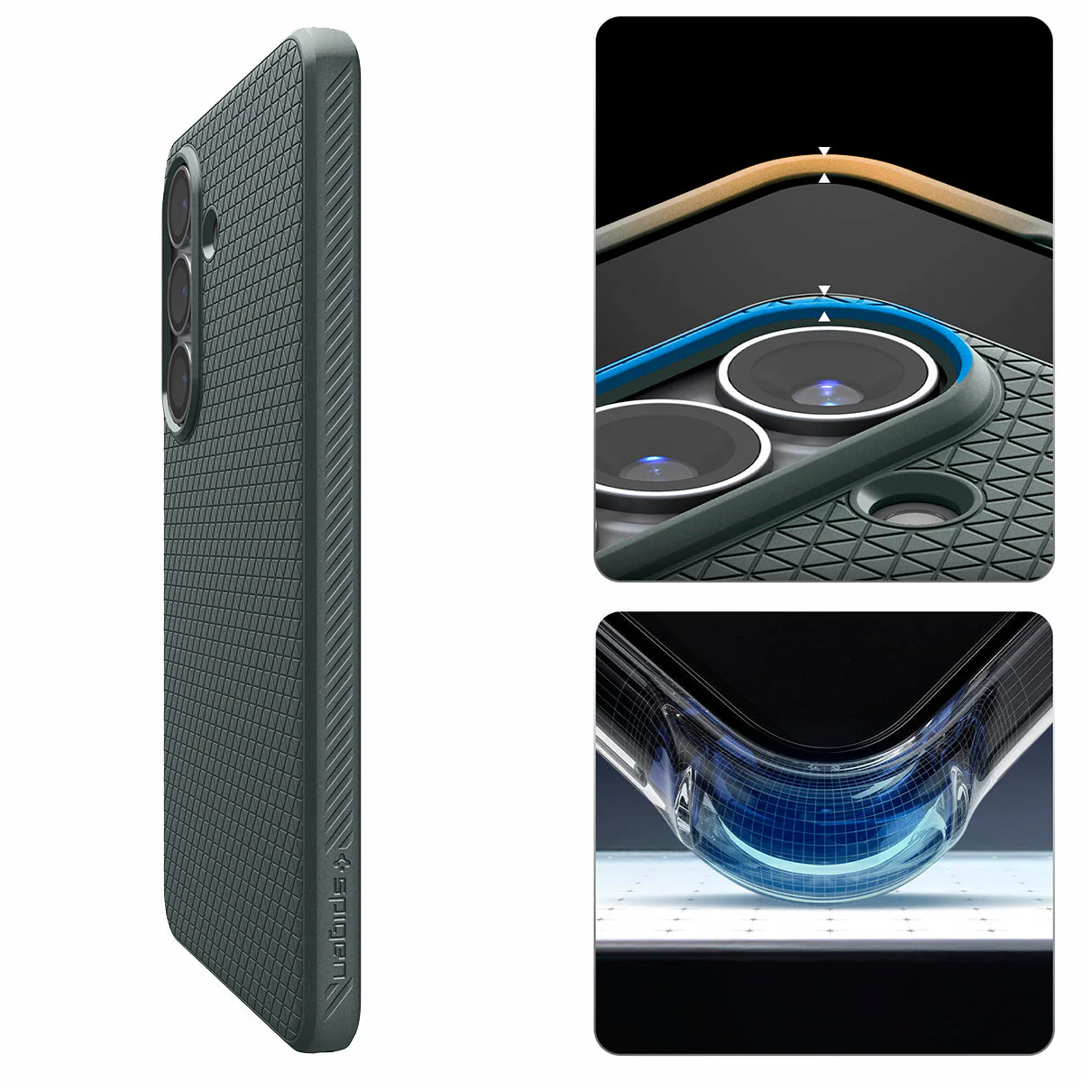 Handyhülle für Galaxy S26 Plus, Spigen Liquid Air Mag mit MagSafe, Grün - Image 6