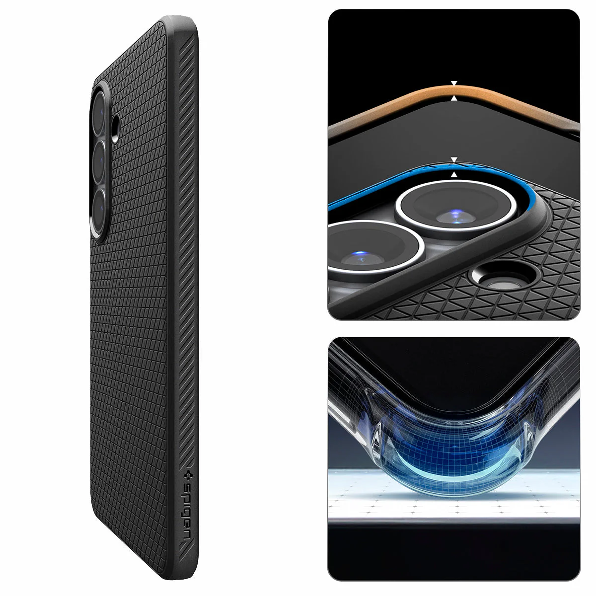 Handyhülle für Galaxy S26 Plus, Spigen Liquid Air Mag mit MagSafe, Schwarz - Image 6