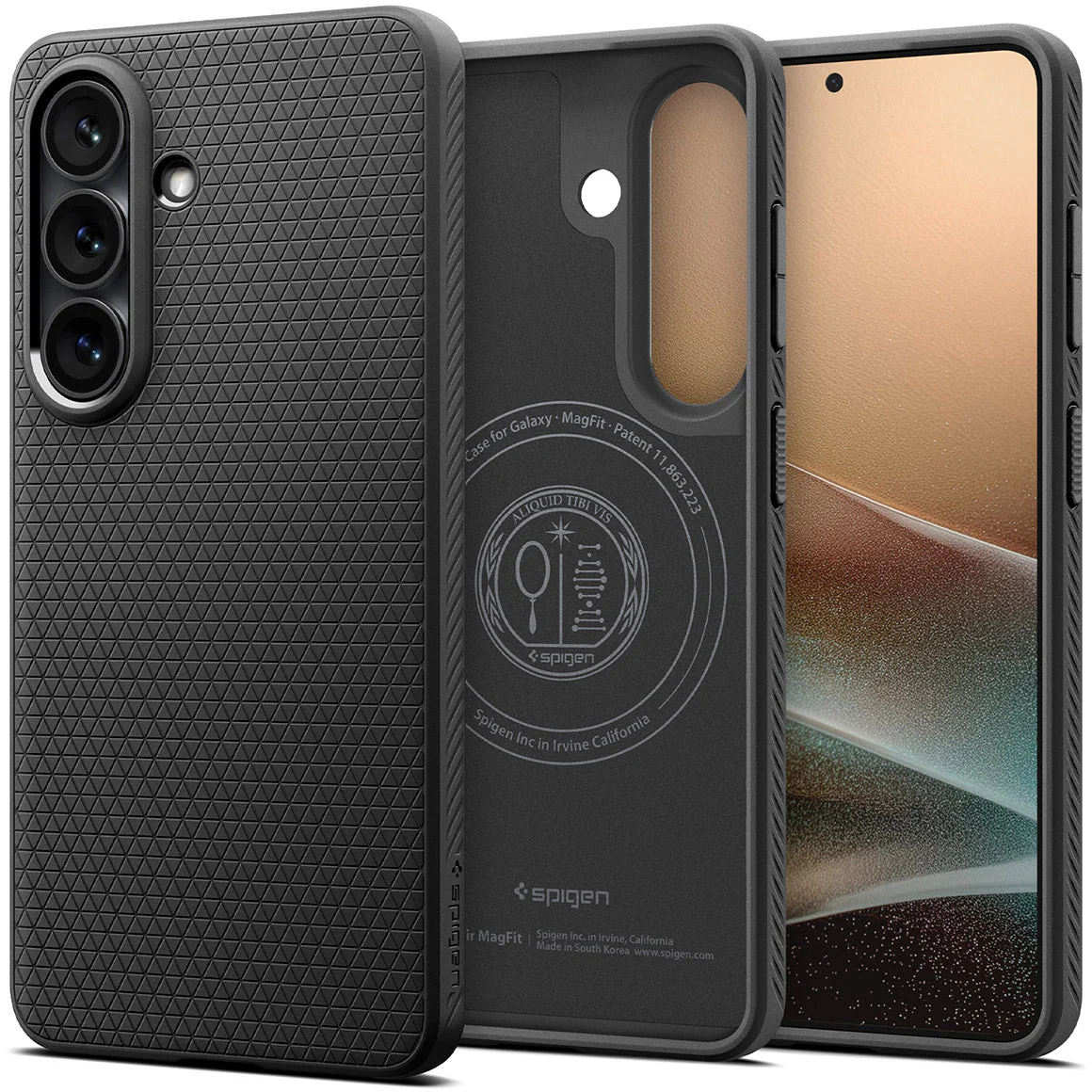 Handyhülle für Galaxy S26 Plus, Spigen Liquid Air Mag mit MagSafe, Schwarz - Image 8