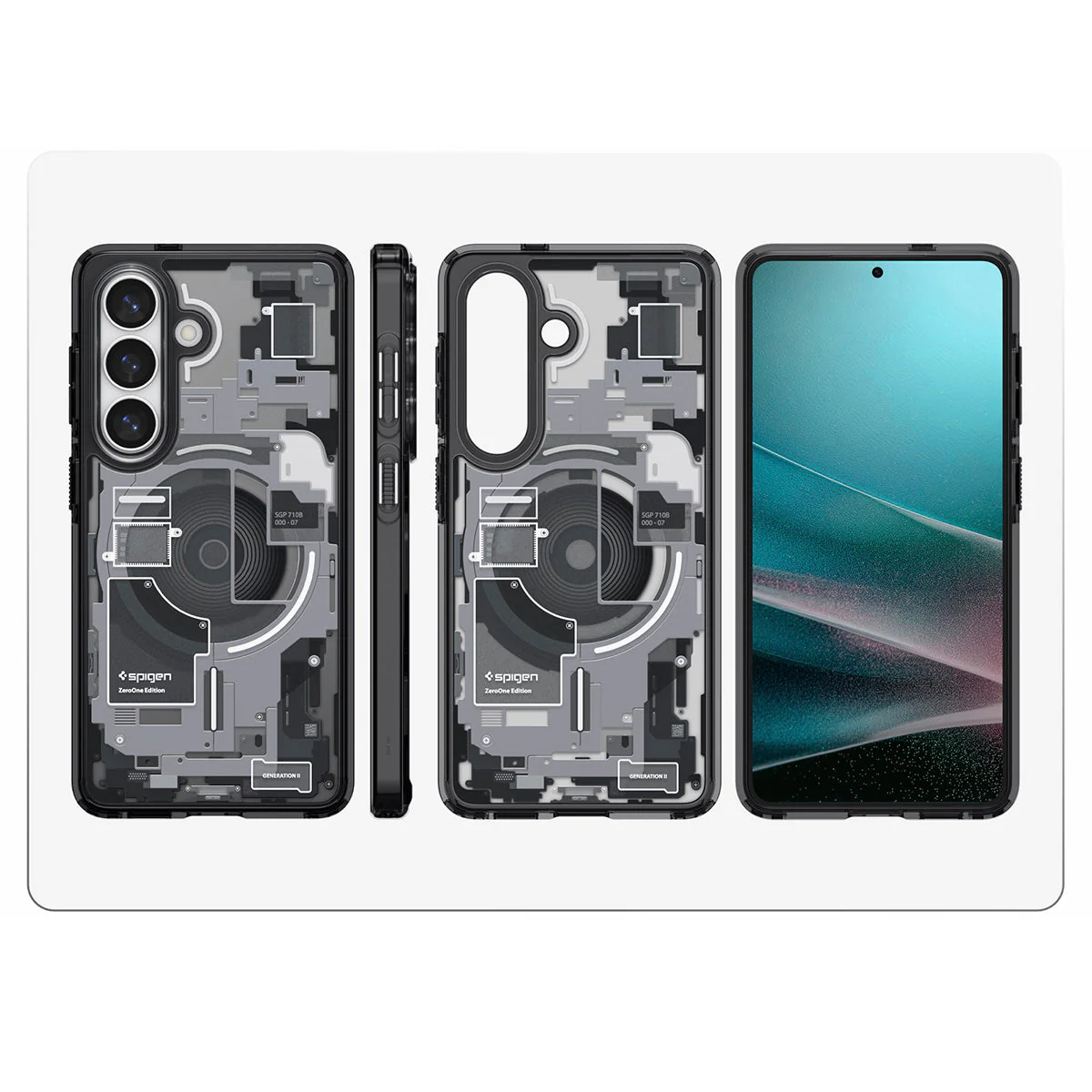 Handyhülle für Galaxy S26 Plus, Spigen Ultra Hybrid Mag mit MagSafe, Rauchfarben-Grau (Zero One) - Image 5