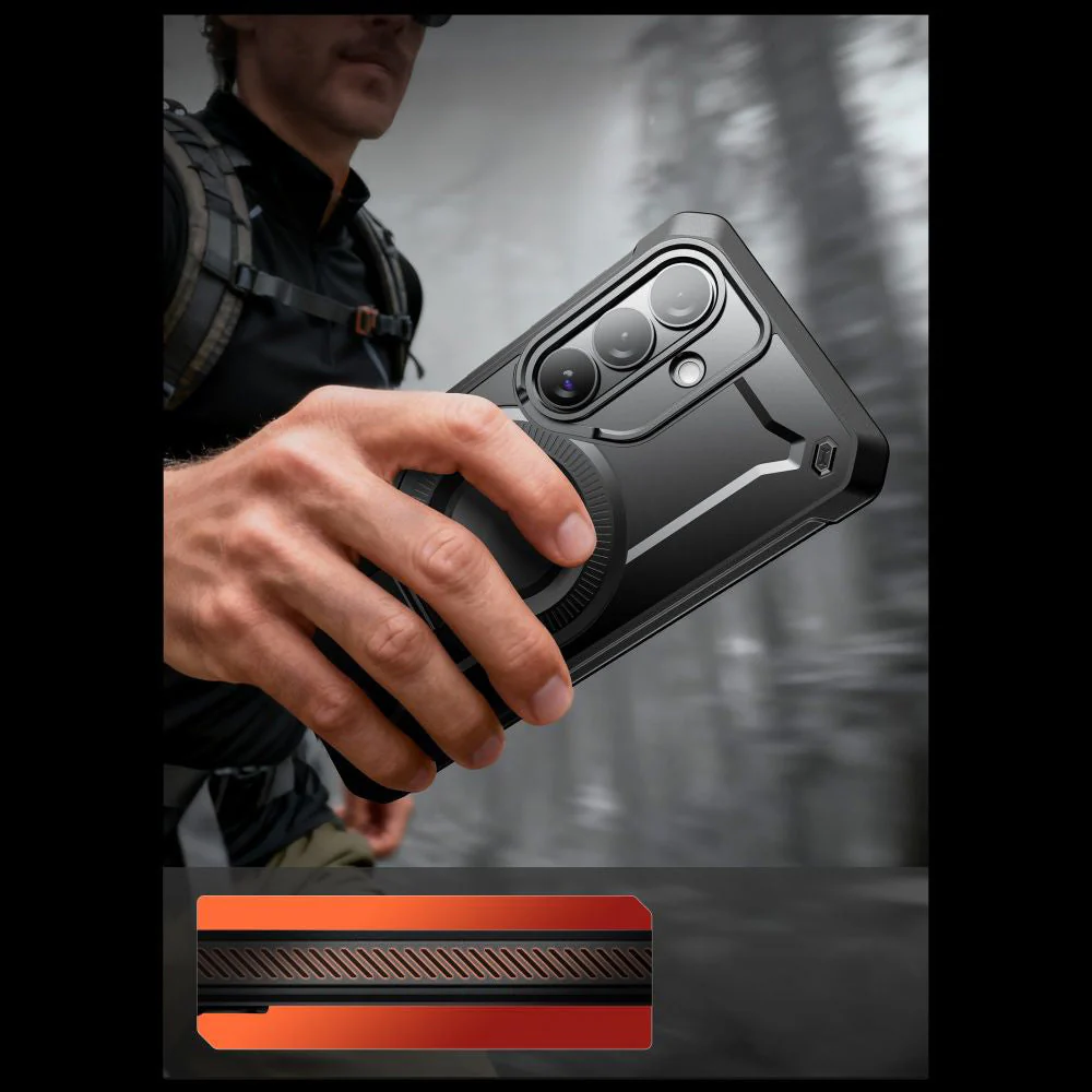 Handyhülle für Galaxy S26 Plus, Supcase UB Pro Mag mit MagSafe SP+noSP, Schwarz - Image 4