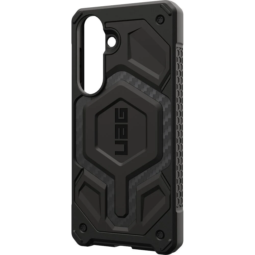 Handyhülle für Galaxy S26 Plus, Urban Armor Gear Monarch Pro Mag mit MagSafe, Schwarz mit Kohlefaser - Image 2