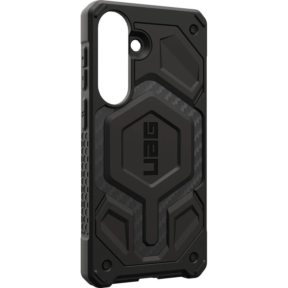 Handyhülle für Galaxy S26 Plus, Urban Armor Gear Monarch Pro Mag mit MagSafe, Schwarz mit Kohlefaser - Image 3