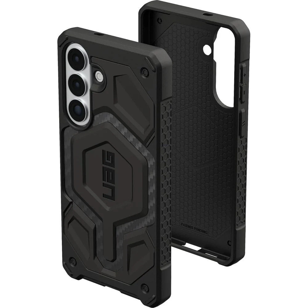 Handyhülle für Galaxy S26 Plus, Urban Armor Gear Monarch Pro Mag mit MagSafe, Schwarz mit Kohlefaser - Image 8