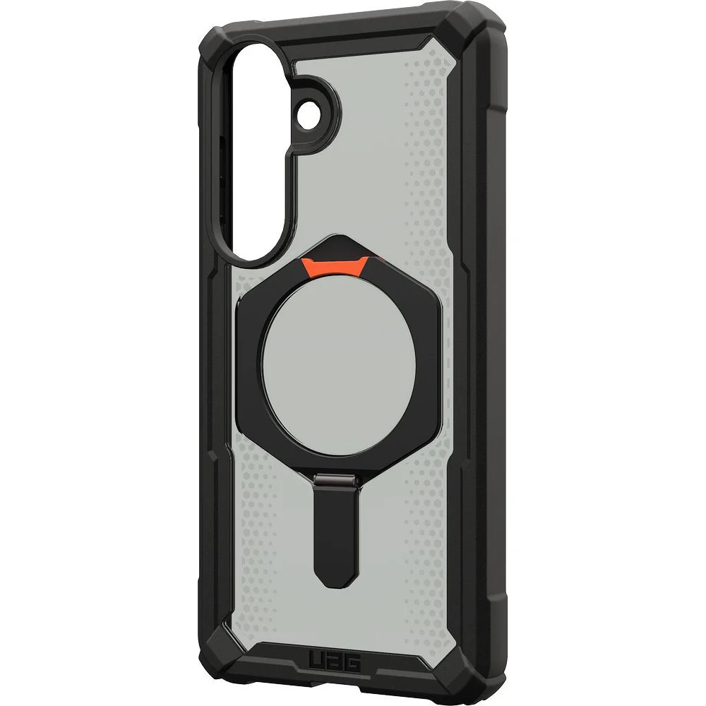 Handyhülle für Galaxy S26 Plus, Urban Armor Gear Plasma XTE Mag mit MagSafe, Durchscheinend und schwarz mit orangem Element - Image 2