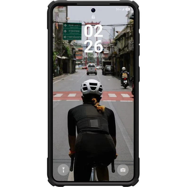 Handyhülle für Galaxy S26 Plus, Urban Armor Gear Plasma XTE Mag mit MagSafe, Durchscheinend und schwarz mit orangem Element - Image 6
