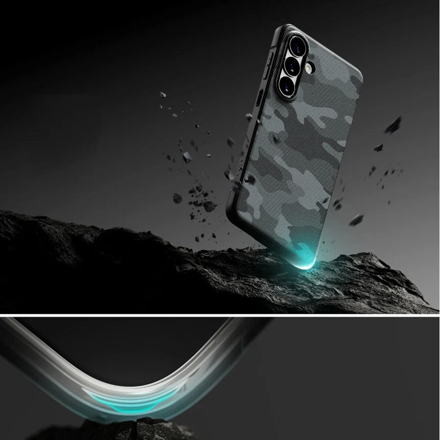 Handyhülle für Galaxy S26, Ringke Onyx Magnetic, Grau-schwarze Tarnfarbe - Image 5
