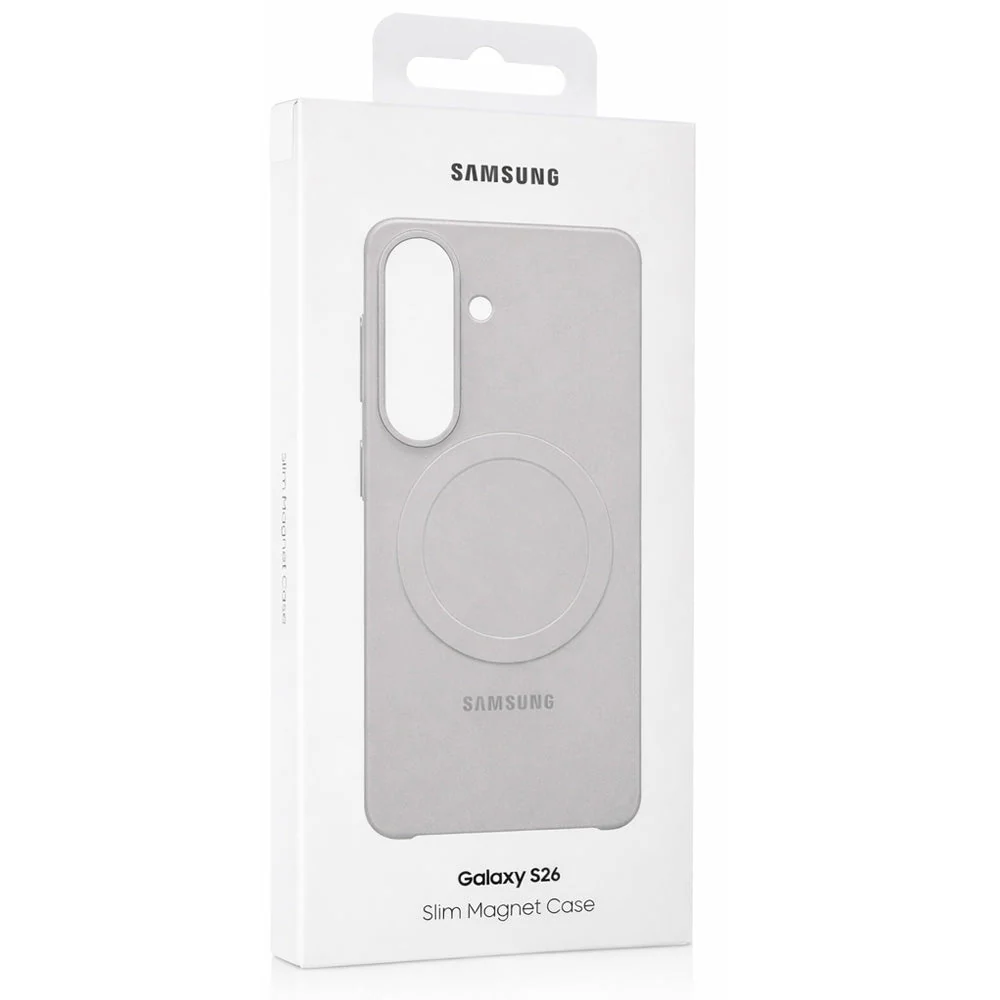 Handyhülle für Galaxy S26, Samsung Slim Magnet Case mit MagSafe, Grau - Image 4