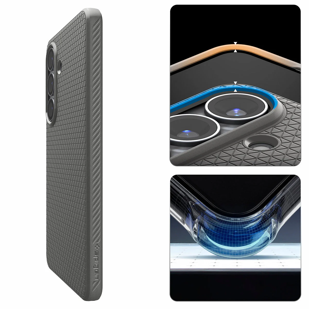 Handyhülle für Galaxy S26, Spigen Liquid Air Mag mit MagSafe, Grau - Image 6